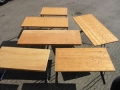 Bord 200 x 80 cm.
