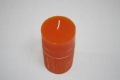 Rustik bloklys, orange 12,5 x 7 cm